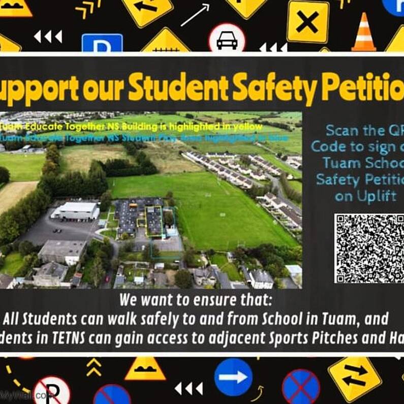 Petition for road safety measures for Tuam Educate Together National School