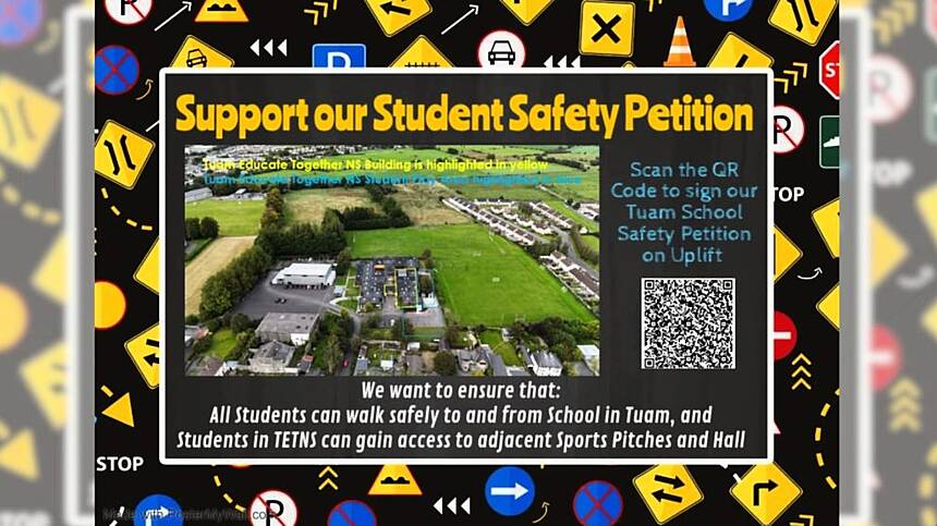 Petition for road safety measures for Tuam Educate Together National School