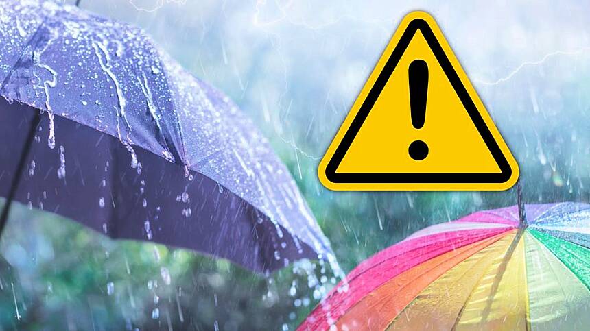 Status yellow wind and rain alerts for Galway for Sunday