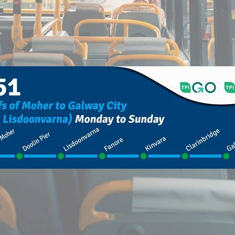 Enhanced bus services on route for Kinvara, Ballinderreen and Kilcolgan