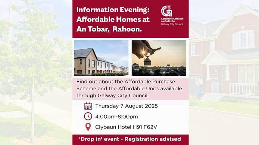 Affordable Housing info evening in Knocknacarra next week