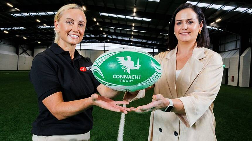 Connacht Rugby signs five year deal with Oranmore's Sound to Light