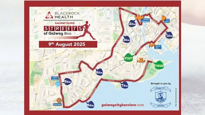 Road closures on key city streets on Saturday for annual 'Streets of Galway' race