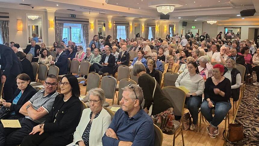 Over 250 attend Portiuncula Hospital meeting as rally organised