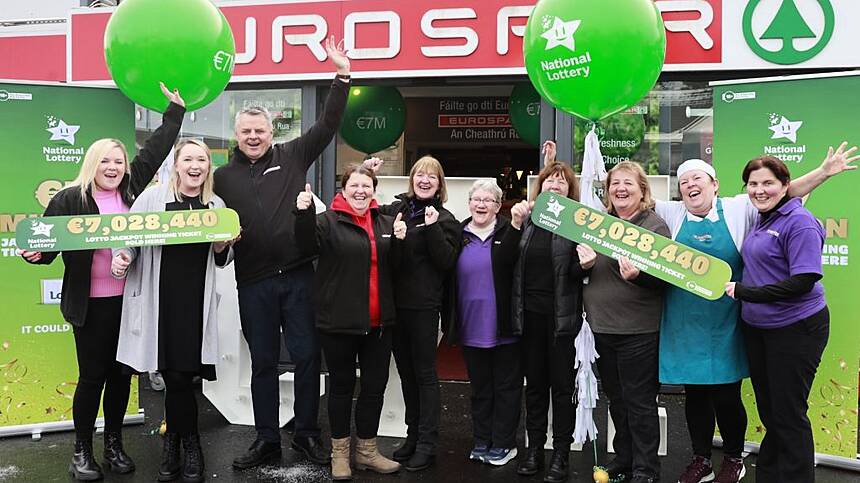 Player in Carraroe scoops just over €600,000 in last night's EuroMillions Draw