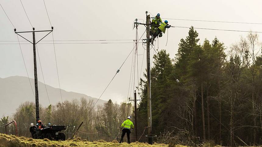 Some Galway homes may not have power restored until the weekend