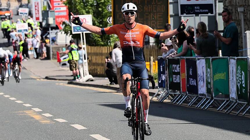 Stage 2 win into Clifden for Will Perrett in Rás Tailteann