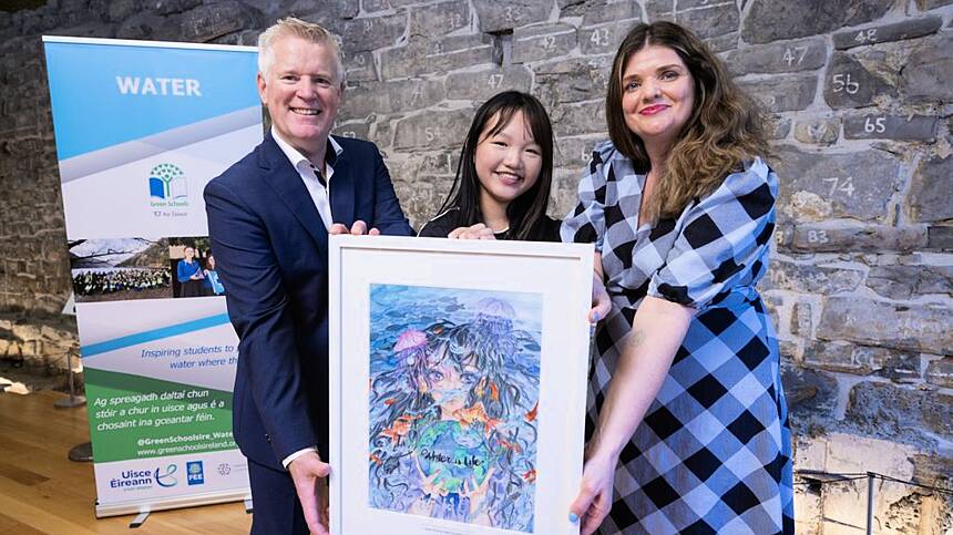 Gort Community School picks up awards at Green Schools ceremonies in Dublin and Kilkenny