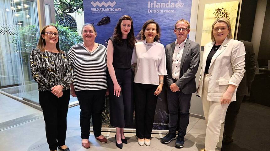 Galway based tourism companies attend event in Milan promoting direct flights from Italy to Knock