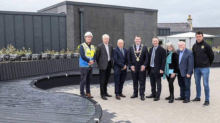 New public seating area unveiled near Blackrock Diving Tower