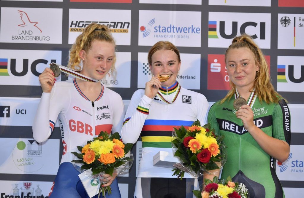 Laura_Gillespie_Four_International_Cycling_Medals