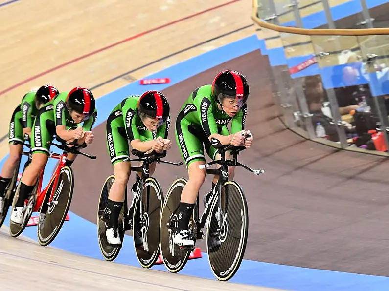 Irish Team Pursuit Team Set National Record At World Championships