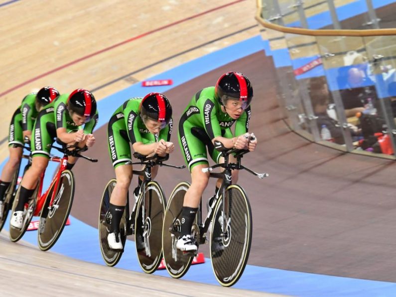 Irish Team Pursuit Team Set National Record At World Championships