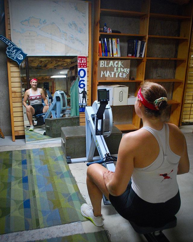 Charlotte Buck during the Rowers Choice Global Challenge