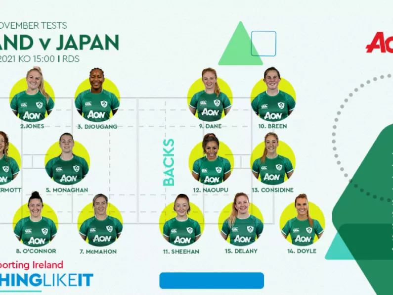 Ireland Women's Team To Face Japan Named