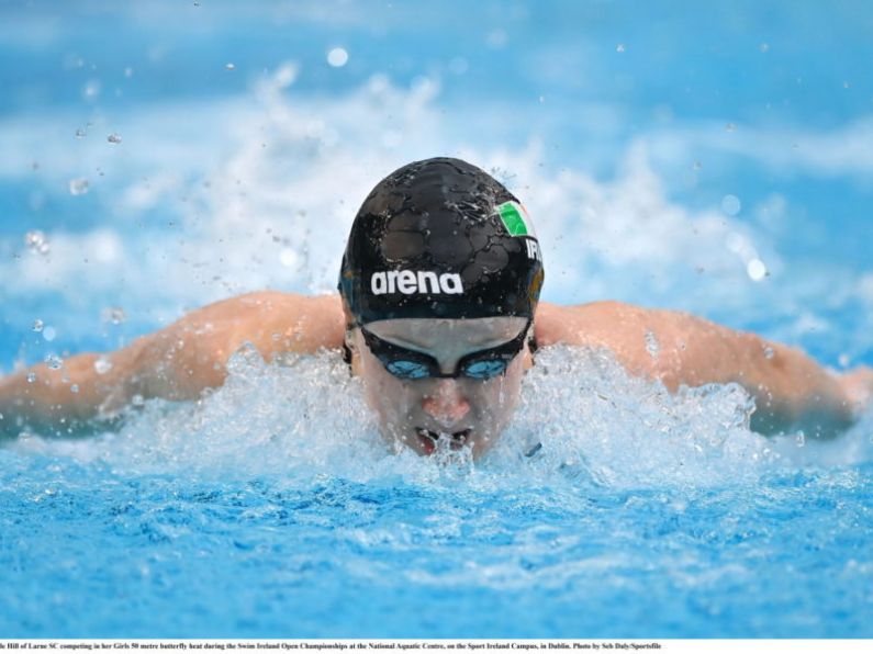 Danielle Hill breaks Irish 50m Butterfly Record