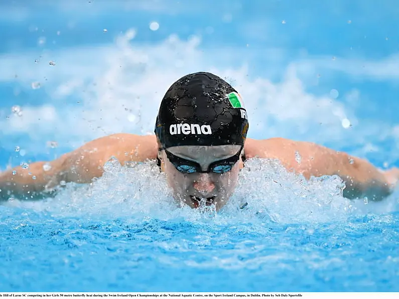 Danielle Hill breaks Irish 50m Butterfly Record