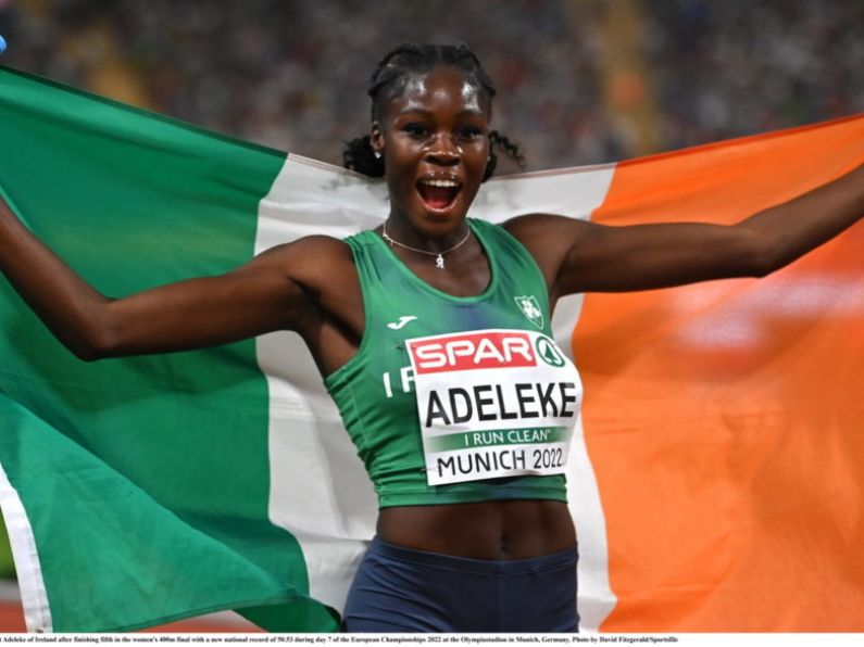 Rhasidat Adeleke Breaks own Irish 200M Record