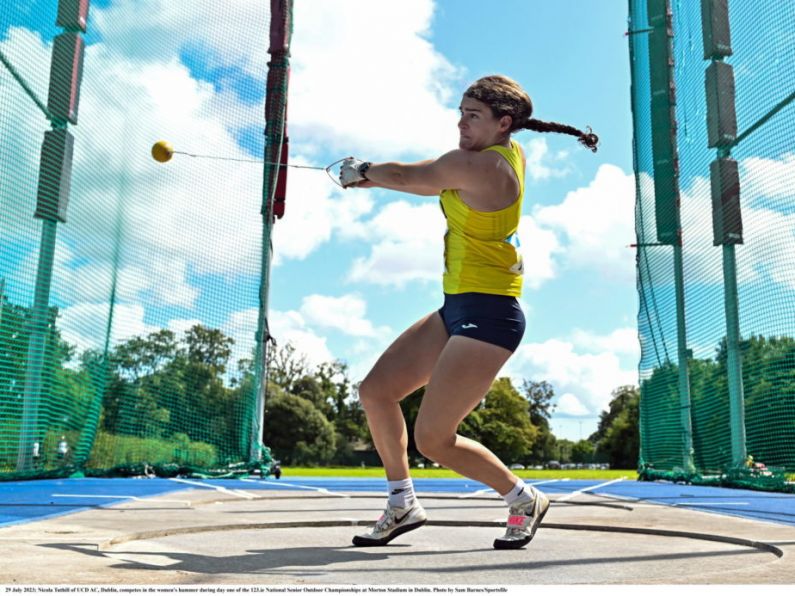 Nicola Tuthill breaks 70m with new Irish u23 Hammer Throw record