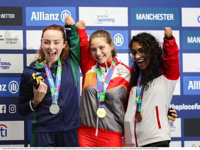Silver for Keane at Para Swimming World Championships guarantees Paris slot