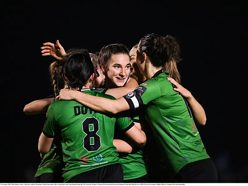 Peamount United lift trophy after final round of Women's Premier Division