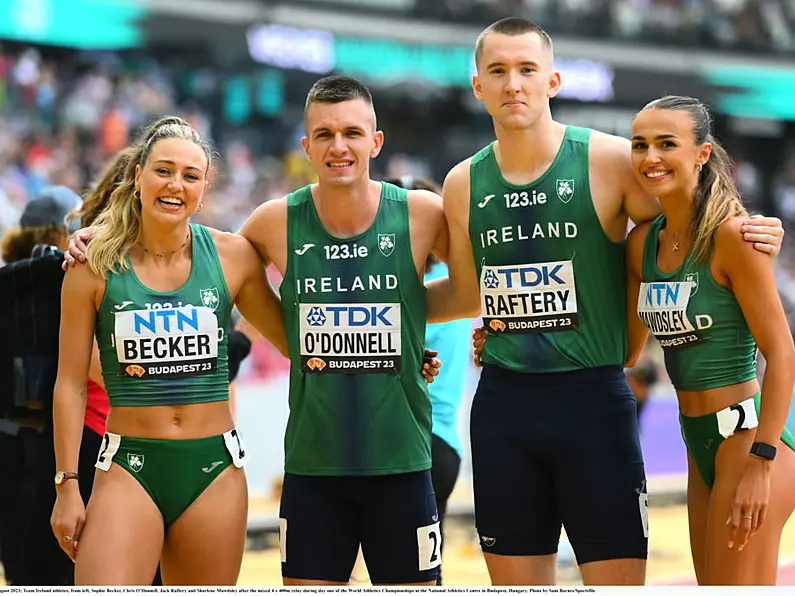 Irish mixed 4x400 team secure best-ever sixth place finish at World Championships