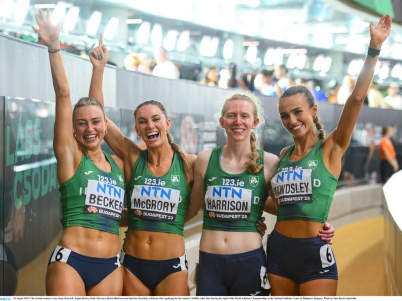 Ireland 4x400 relay team qualify for World Finals