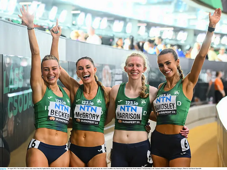 Ireland 4x400 relay team qualify for World Finals