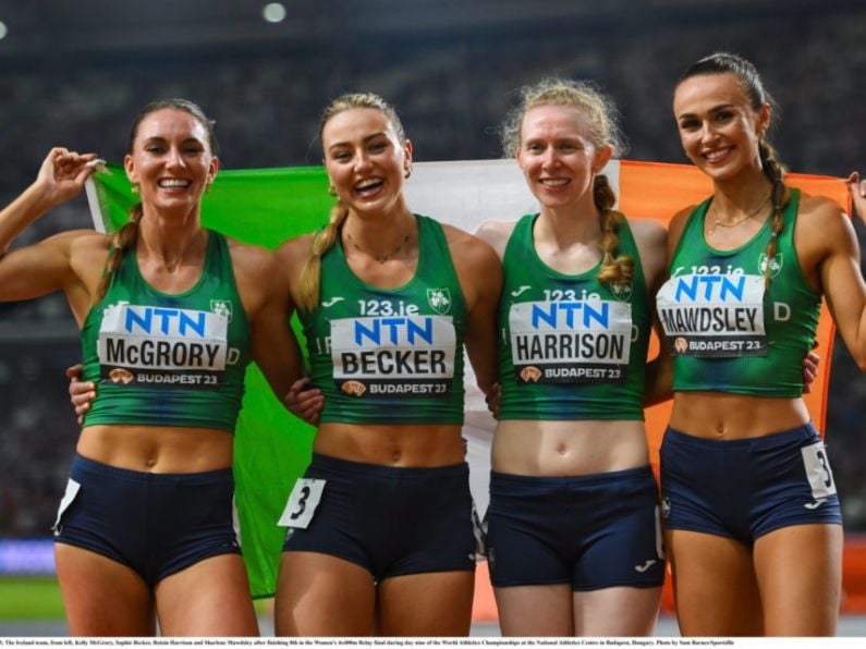 Irish 4x400 relay team finishes 8th in World Final