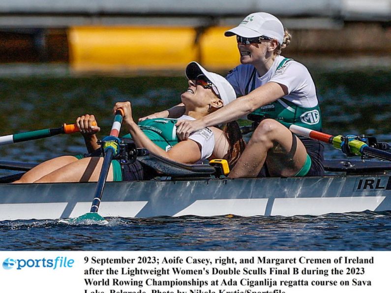Aoife Casey and Margaret Cremen qualify Lightweight Women's Double for Paris 2024