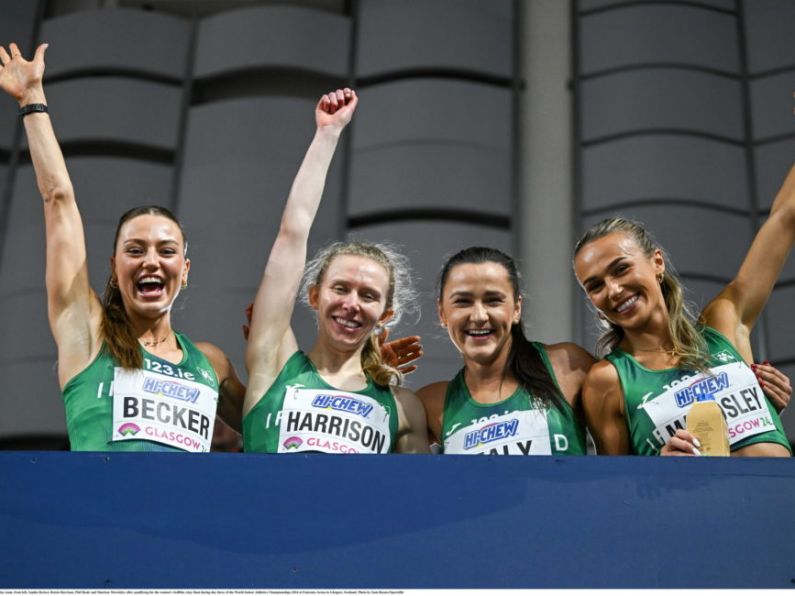 4x400m relay team set Irish record while booking place in final