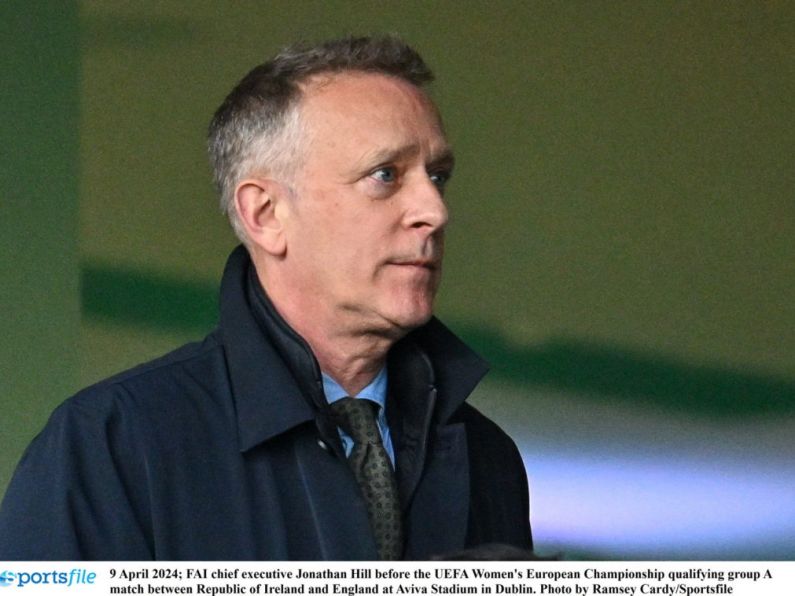 Jonathan Hill to depart his position as CEO of the FAI