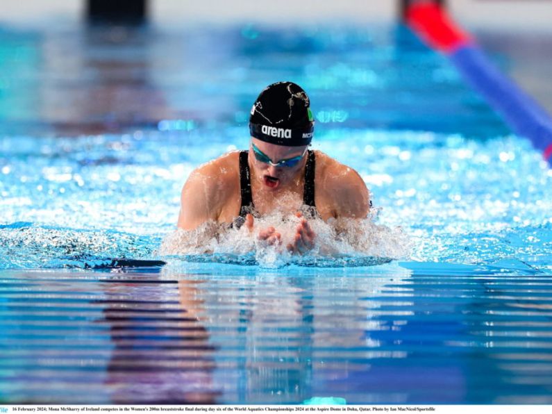 Mona McSharry takes another fifth place at World Aquatics Championships