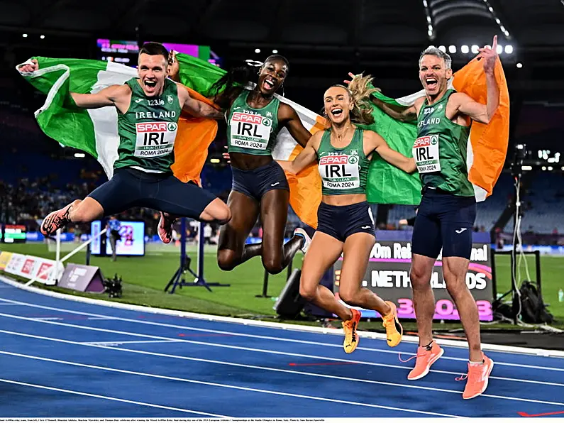 History made as Irish relay team win European gold