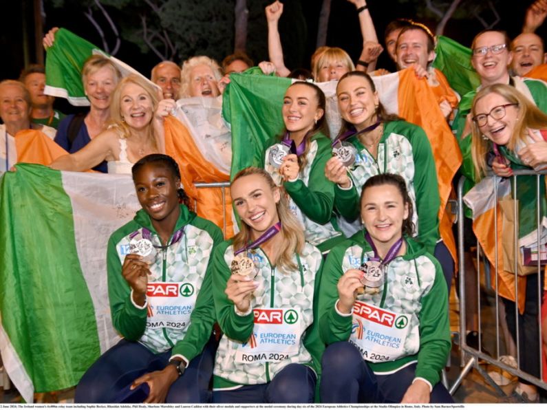 SILVER FOR WOMEN’S RELAY AS IRELAND ROUND OUT RECORD-BREAKING CHAMPIONSHIPS