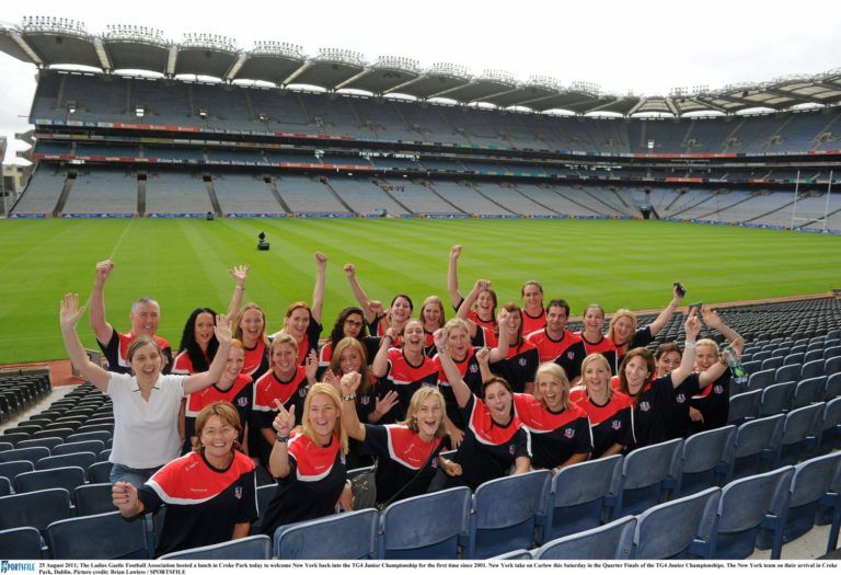 Ladies Gaelic Football Association welcomes New York to Croke Park ahead of their TG4 Junior Championship Quarter Final against Carlow