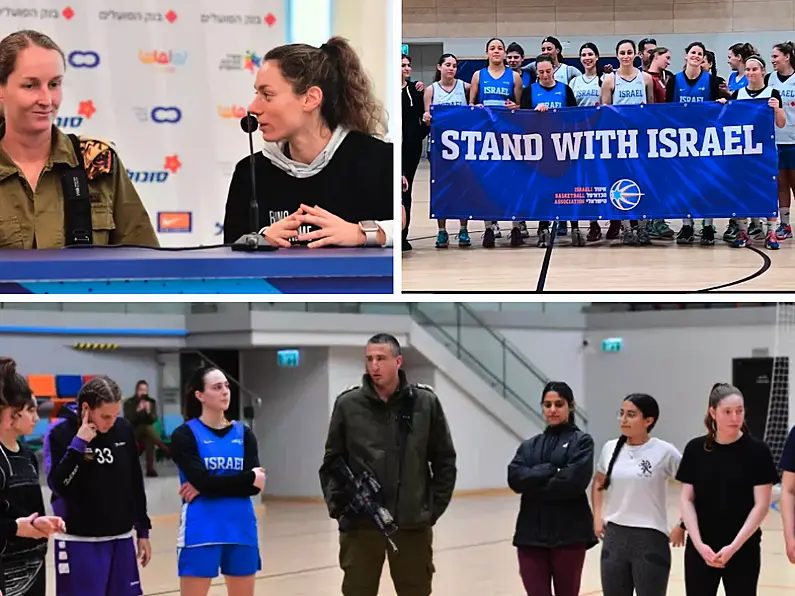 Israeli Basketball Team Pictured With IDF Soldiers Ahead Of Match With Ireland