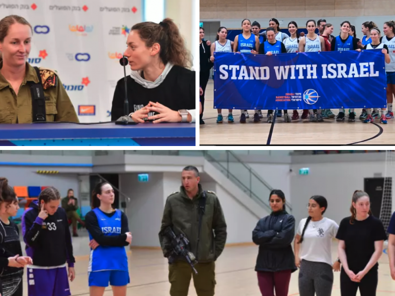 Israeli Basketball Team Pictured With IDF Soldiers Ahead Of Match With Ireland