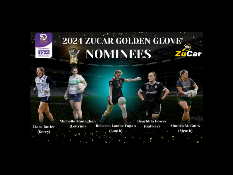 Goalkeepers from Kerry, Leitrim, Louth, Galway and Meath nominated for 2024 ZuCar Golden Glove award