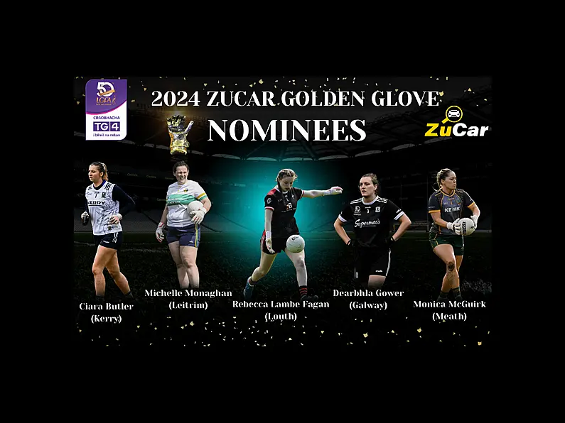 Goalkeepers from Kerry, Leitrim, Louth, Galway and Meath nominated for 2024 ZuCar Golden Glove award