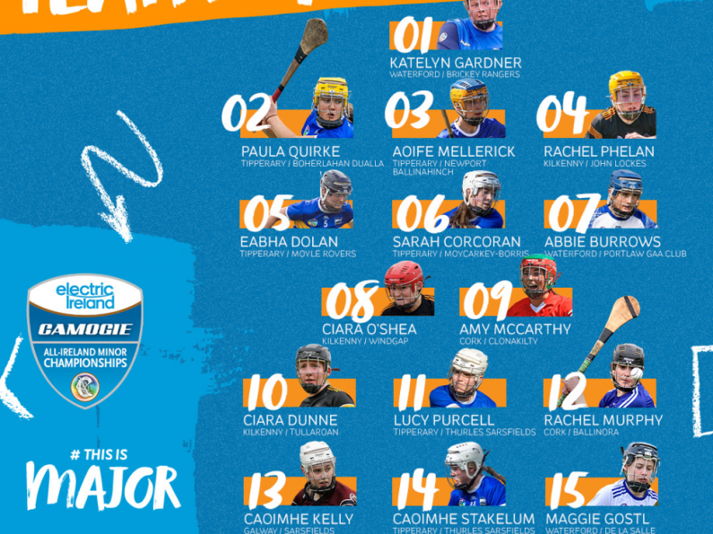 2024 ELECTRIC IRELAND CAMOGIE ALL-IRELAND MINOR CHAMPIONSHIPS TEAM OF THE YEAR REVEALED