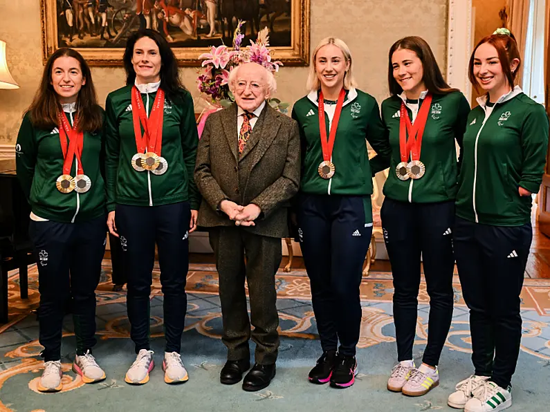 Irish Paralympic Team Welcomed by President Higgins