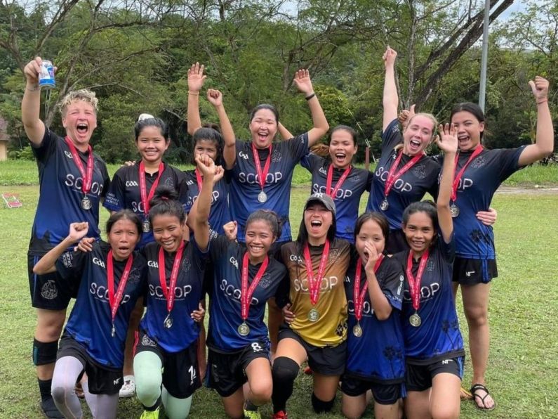 Cambodian Ladies Football Club Cairde Khmer on quest to play in Derry