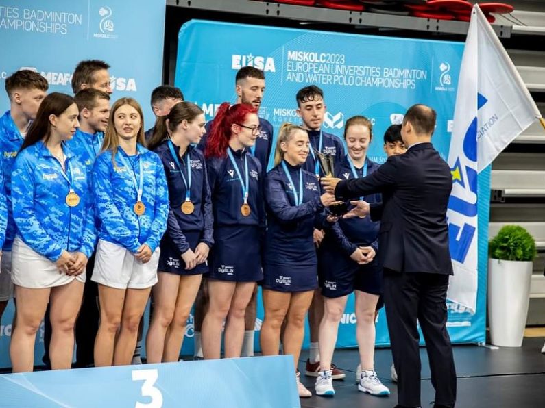 TU Dublin win Bronze at European Universities Badminton Championship