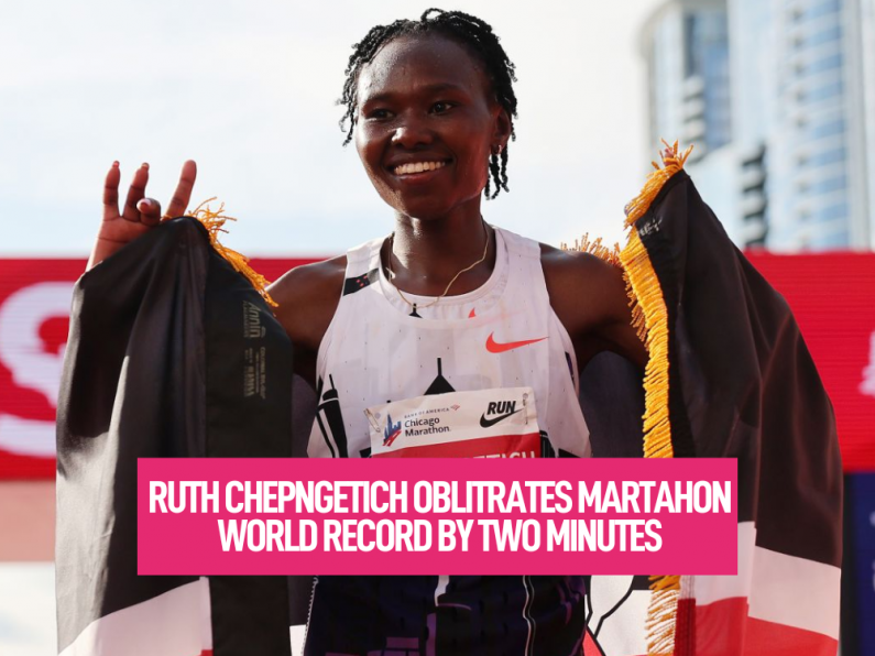 Ruth Chepngetich Set's New 2:09 Women's World Record Marathon Time