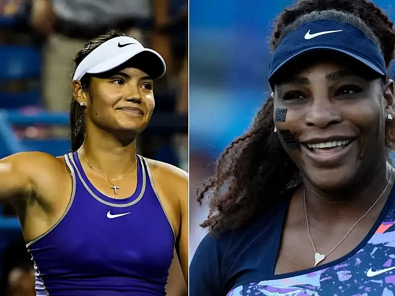 Epic showdown between Emma Raducanu and Serena Williams tonight