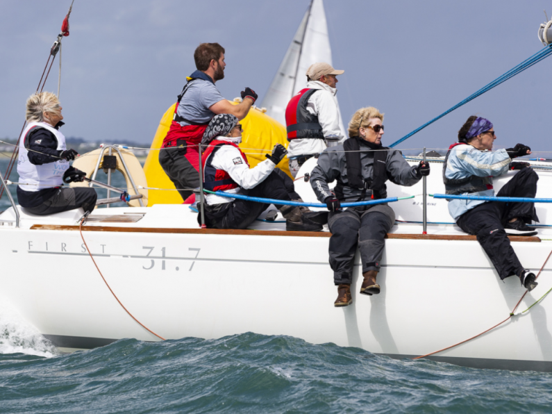Olympians compete in sailing's Women at the Helm today