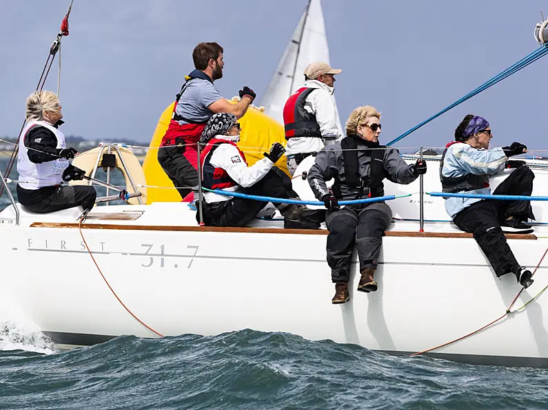 Olympians compete in sailing's Women at the Helm today