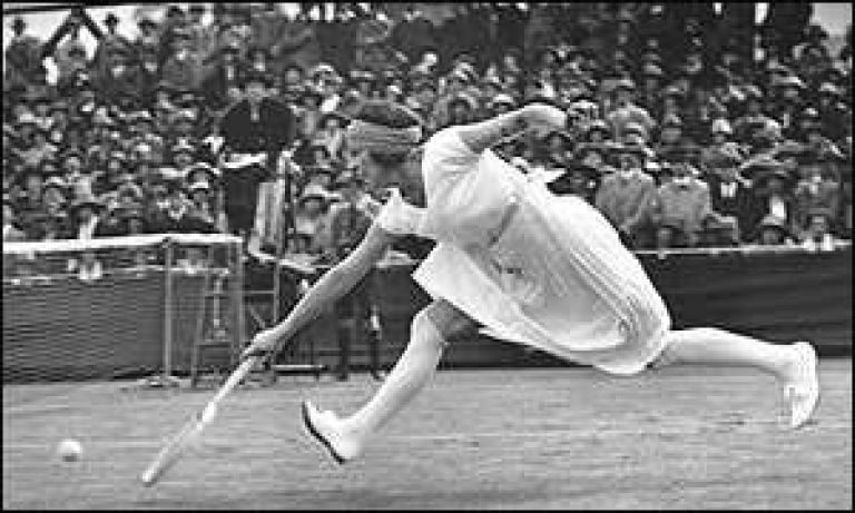 First appearance of women at Wimbledon