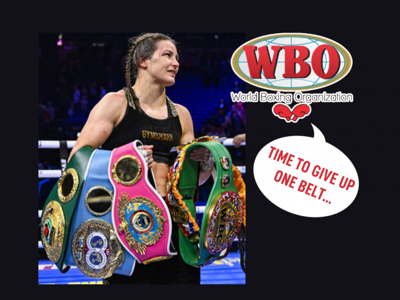 WBO Gives Katie Taylor Deadline To Give Up One Weight Class Championship Title Belt